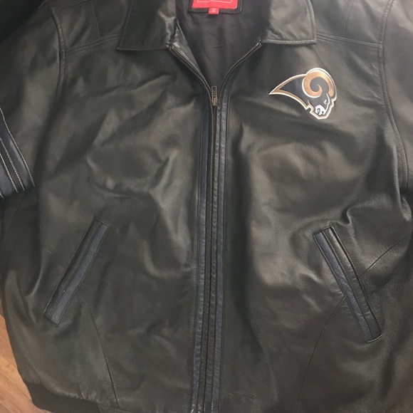 NFL Rams Leather Jacket - Picture 3 of 5